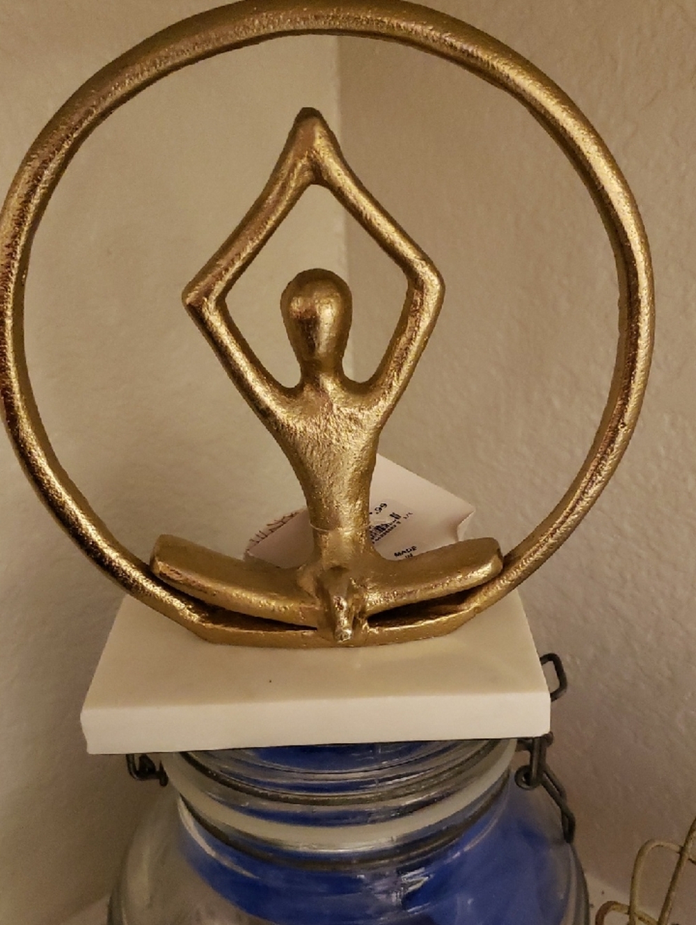 Yoga Brass On Stone